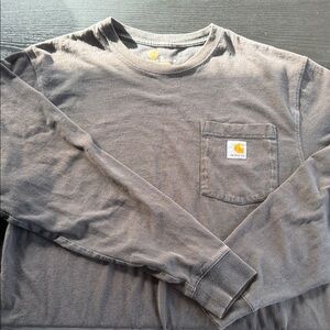 Carhartt Charcoal Long Sleeve Tee
Size medium
Faded black